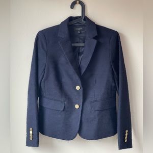 NEW Ann Taylor Navy Tweed Blazer